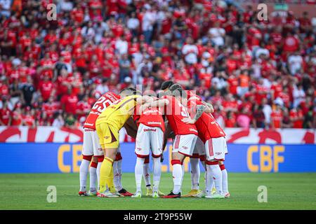 Porto Alegre, Brasile. 26 novembre 2023. BA - PORTO ALEGRE - 26/11/2023 - BRAZILEIRO A 2023, INTERNACIONAL (foto di Maxi Franzoi/AGIF/Sipa USA) credito: SIPA USA/Alamy Live News Foto Stock