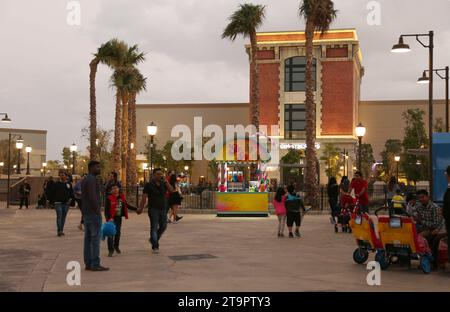 Dubai Parks and Resorts, Bollywood Park a Dubai, Emirati Arabi Uniti, lunedì 8 luglio 2019 Foto Stock
