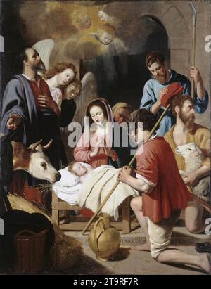 Adoration of the Shepherds 1630 di Jacob Van Oost Foto Stock