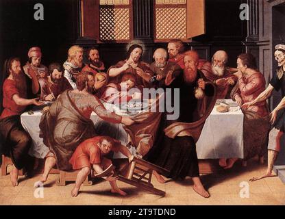 Ultima cena 1548 di Pieter Pourbus Foto Stock