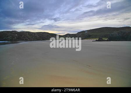 Tràigh Allt Chàilgeag Beach, Durness, Sutherland, North West Coast Scozia, Regno Unito Foto Stock