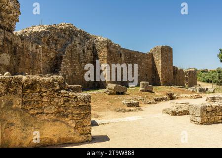 Antiche rovine romane storiche, Conimbriga, Portogallo Foto Stock