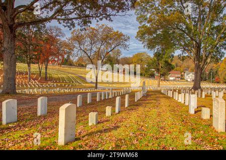 Marietta National Cemetery Foto Stock