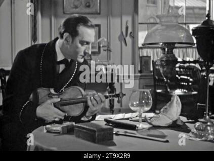 LE AVVENTURE DI SHERLOCK HOLMES 1939 film della 20th Century Fox con Basil Rathbone Foto Stock
