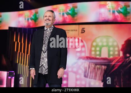 Miguel Bose durante la presentazione della serie "Bose", a Telecinco il 27 ottobre 2023, a Madrid, in Spagna. Con: Miguel Bose dove: Madrid, Spagna quando: 27 Ott 2023 credito: Oscar Gonzalez/WENN Foto Stock