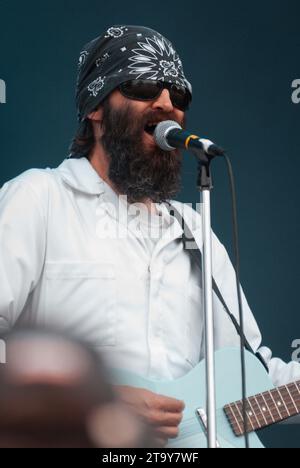 Mark Oliver Everett - EELS, V2010, Hylands Park, Chelmsford, Essex, Regno Unito - 22 agosto 2010 Foto Stock