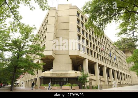 Washington, DC - 02 giugno 2018: FBI, Federal Bureau of Investigation Headquarters a Washington. Foto Stock