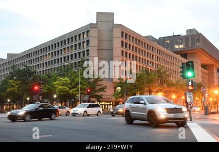 Washington, DC - 02 giugno 2018: FBI, Federal Bureau of Investigation Headquarters a Washington. Foto Stock