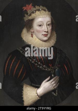 Elizabeth Wriothesley, nata Vernon, Contessa di Southampton c. 1620 di Paulus Van Somer Foto Stock