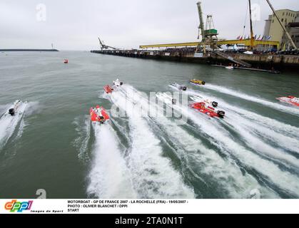 MOTOSCAFO - GP DE FRANCE 2007 - LA ROCHELLE (FRA) - 19/05/2007 - FOTO : OLIVIER BLANCHET / DPPI START Foto Stock