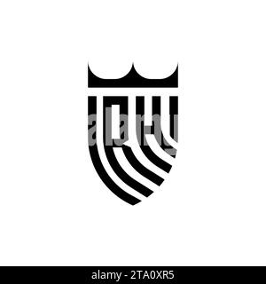 Lettere iniziali del logo RH Luxury in un design professionale di alta qualità che si adatta bene alla stampa Illustrazione Vettoriale