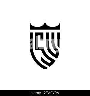 Lettere iniziali del logo SV Luxury con design professionale di alta qualità che si adatta bene alla stampa Illustrazione Vettoriale