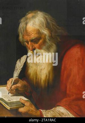 St Jerome - di Artus Wolffort Foto Stock