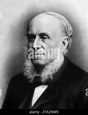 Alexander Bain. Ritratto del filosofo scozzese, Alexander Bain (1818-1903) Foto Stock