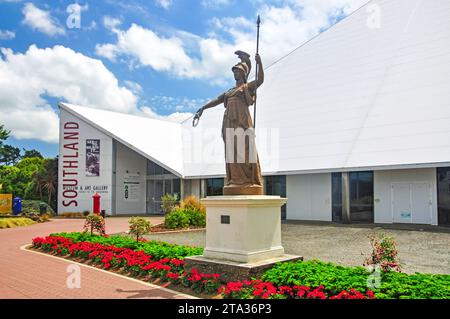 Southland Museo e Galleria d'arte, Gala Street, Invercargill, Southland, Isola del Sud, Nuova Zelanda Foto Stock