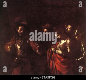 Il Martirio di Sant'Orsola 1610 di Caravaggio Foto Stock