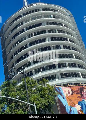 Capitol Records edificio in Hollywood, CA Foto Stock