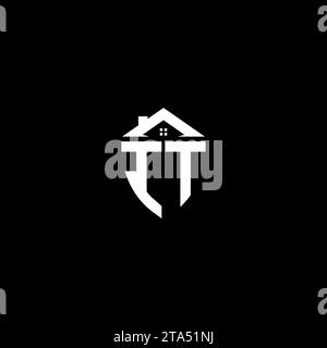 Con il suo logo Premium Shield e i suoi modelli moderni Illustrazione Vettoriale