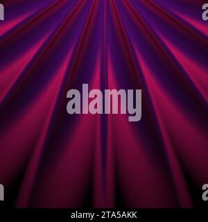 Strisce lisce rosa e viola sfondo fluido astratto. Progettazione vettoriale dei gradienti liquidi Illustrazione Vettoriale