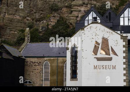 Esterno del Fisherman's Museum di Hastings Foto Stock