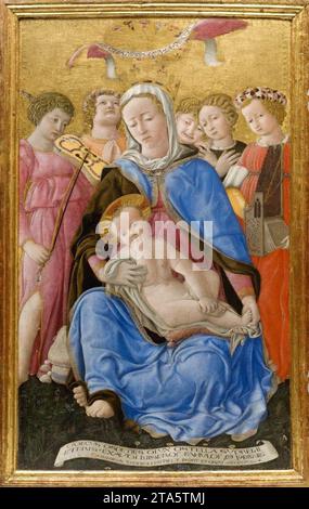 Madonna dell'umiltà 1433 di Domenico di Bartolo Foto Stock