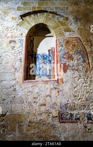 San Giovanni degli Eremiti , antica chiesa monastica in stile arabo-normanno e romanico - Palermo, Italia Foto Stock