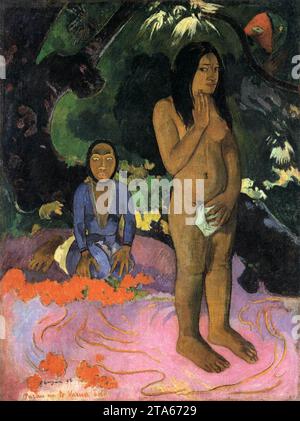 Parole del diavolo (Parau Na te Varaua Ino) 1892 di Paul Gauguin Foto Stock