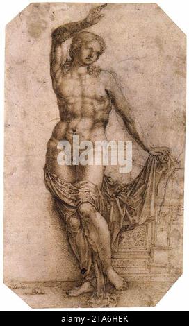 Apollo Citharoedus della Casa Sassi 1509 di Jan Gossart Foto Stock