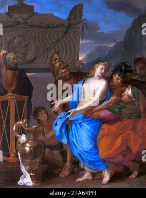 Il sacrificio di Polyxena 1647 di Charles le Brun Foto Stock