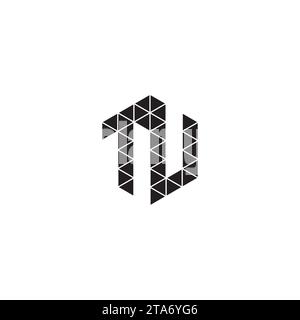 Lettere iniziali del logo del televisore in un design professionale di alta qualità che consente di stampare bene su qualsiasi supporto di stampa Illustrazione Vettoriale