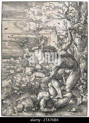 Cain Killing Abel c. 1525 di Jan Gossart Foto Stock