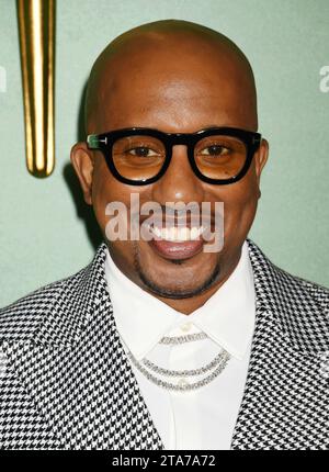 LOS ANGELES, CALIFORNIA - NOVEMBRE 28: Chris Redd partecipa alla prima mondiale di Candy cane Lane di Amazon prime Video al Regency Village Theatre il 28 novembre 2023 a Los Angeles, California. Copyright: XJeffreyxMayer/JTMPhotosx Foto Stock