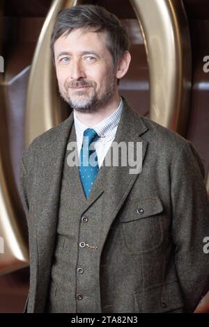 Londra, Regno Unito. 28 novembre 2023. Nella foto: Il cantautore Neil Hannon partecipa alla prima mondiale di "Wonka" al Royal Festival Hall di Southbank. Credito: Justin ng/ Foto Stock