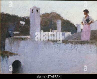 Vista di Capri da parte di John Singer Sargent. Foto Stock