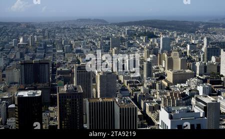Vista aerea di San Francisco California, Stati Uniti Foto Stock