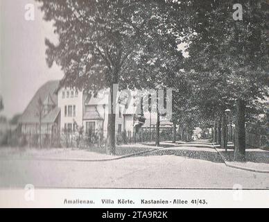 Villa Körte a Königsberg. Foto Stock