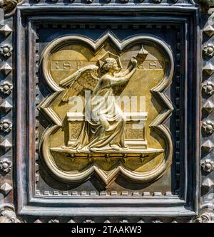 Pannello raffigurante la speranza, Battistero di San Giovanni, Firenze, Italia Foto Stock