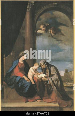 Visita della Vergine a S. Anna, di Giovan Francesco Barbieri, detto il Guercino. Foto Stock