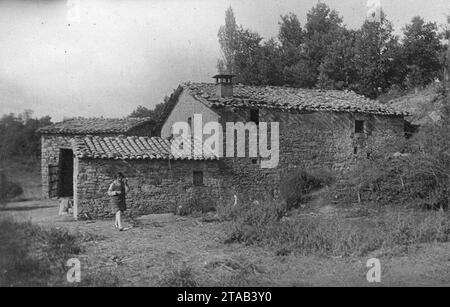 Vista General de la coma, a Sant Julià de Vilatorta. Foto Stock