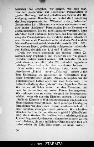 Vom Einmaleins zum Integral - pagina 056. Foto Stock