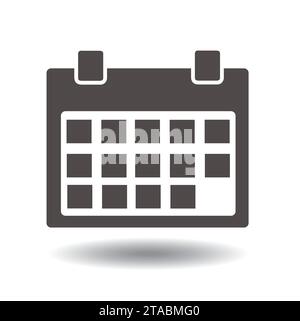 Calendario per l'illustrazione vettoriale 2024 Illustrazione Vettoriale