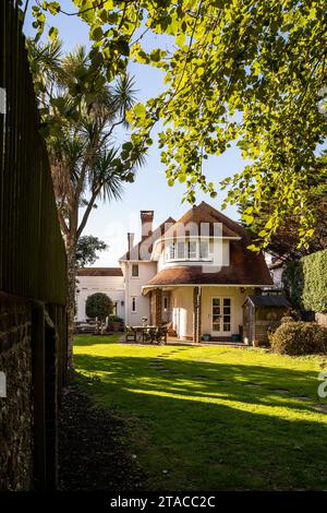 Casa in stile arte e artigianato degli anni '1930. Hove, East Sussex, Regno Unito. Foto Stock