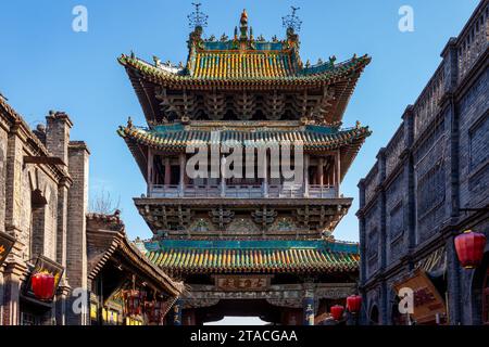 L'antica città di Pingyao in Cina Foto Stock