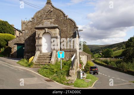 The Old Literary Institute, Muker, Swaledale, Richmondshire, North Yorkshire, Inghilterra, Regno Unito Foto Stock