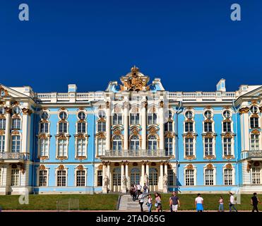 San Pietroburgo Russia. Il Palazzo di Caterina Tsarkoe Selo in Pushkin Foto Stock