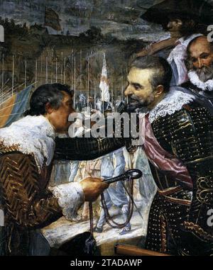 La resa di Breda (dettaglio) 1634-35 di Diego Rodriguez De Silva Y Velazquez Foto Stock