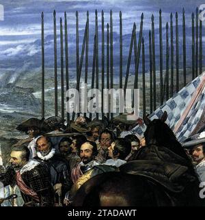 La resa di Breda (dettaglio) 1634-35 di Diego Rodriguez De Silva Y Velazquez Foto Stock