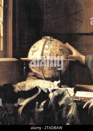 The Astronomer (dettaglio) c. 1668 di Johannes Vermeer Foto Stock