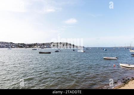 Il piccolo villaggio di pescatori di Appledore si trova nel North Devon, dove i fiumi Taw e Torridge si incontrano prima di sfociare nell'Atlantico, Bideford Bay Foto Stock