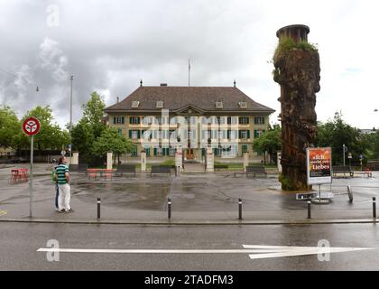 Berna, Svizzera - 4 giugno 2017: La sede centrale della polizia cantonale (Kantonspolizei) a Berna. Foto Stock